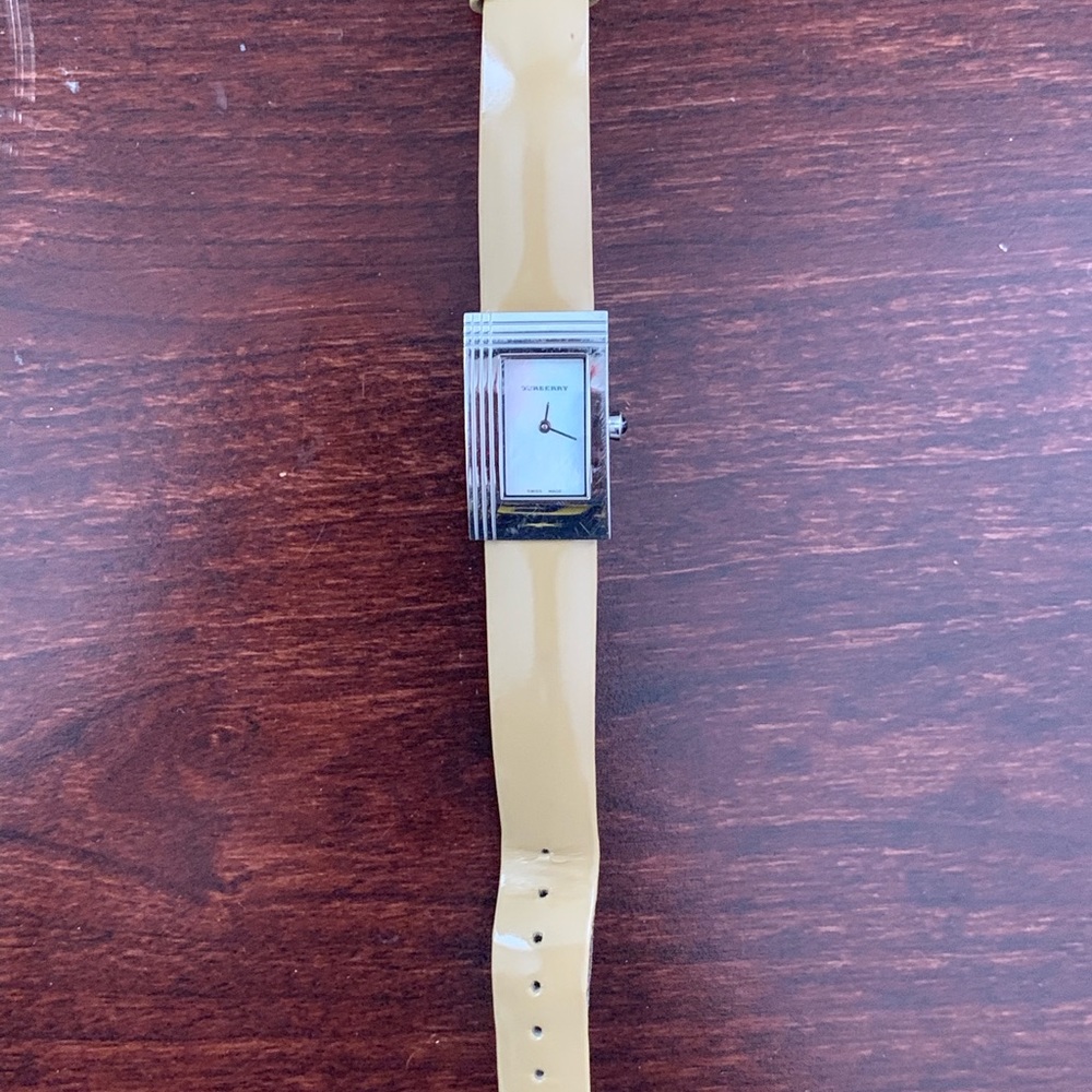 Burberry Watch with Leather Band